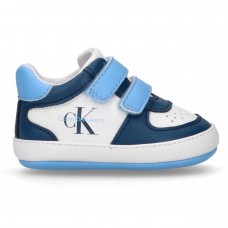 CALVIN KLEIN sneakers αγκαλιάς παιδικό V0B9-82071-1433Y252 γαλάζιο